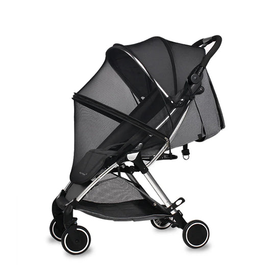 Mosquito net for baby stroller with zipper