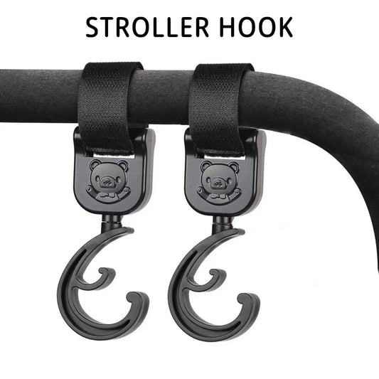 2 pcs baby stroller bag hook